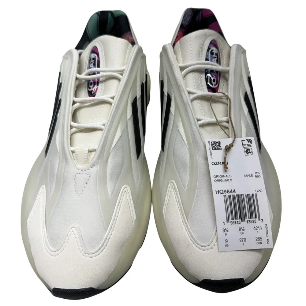 Adidas Ozrah HQ9844 Men's Size 9 White Black Lifestyle Sneakers New w/ Box